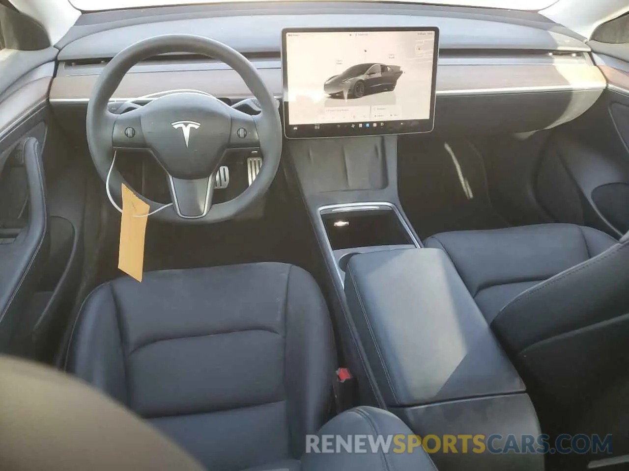 8 Photograph of a damaged car 5YJ3E1EC8NF357247 TESLA MODEL 3 2022