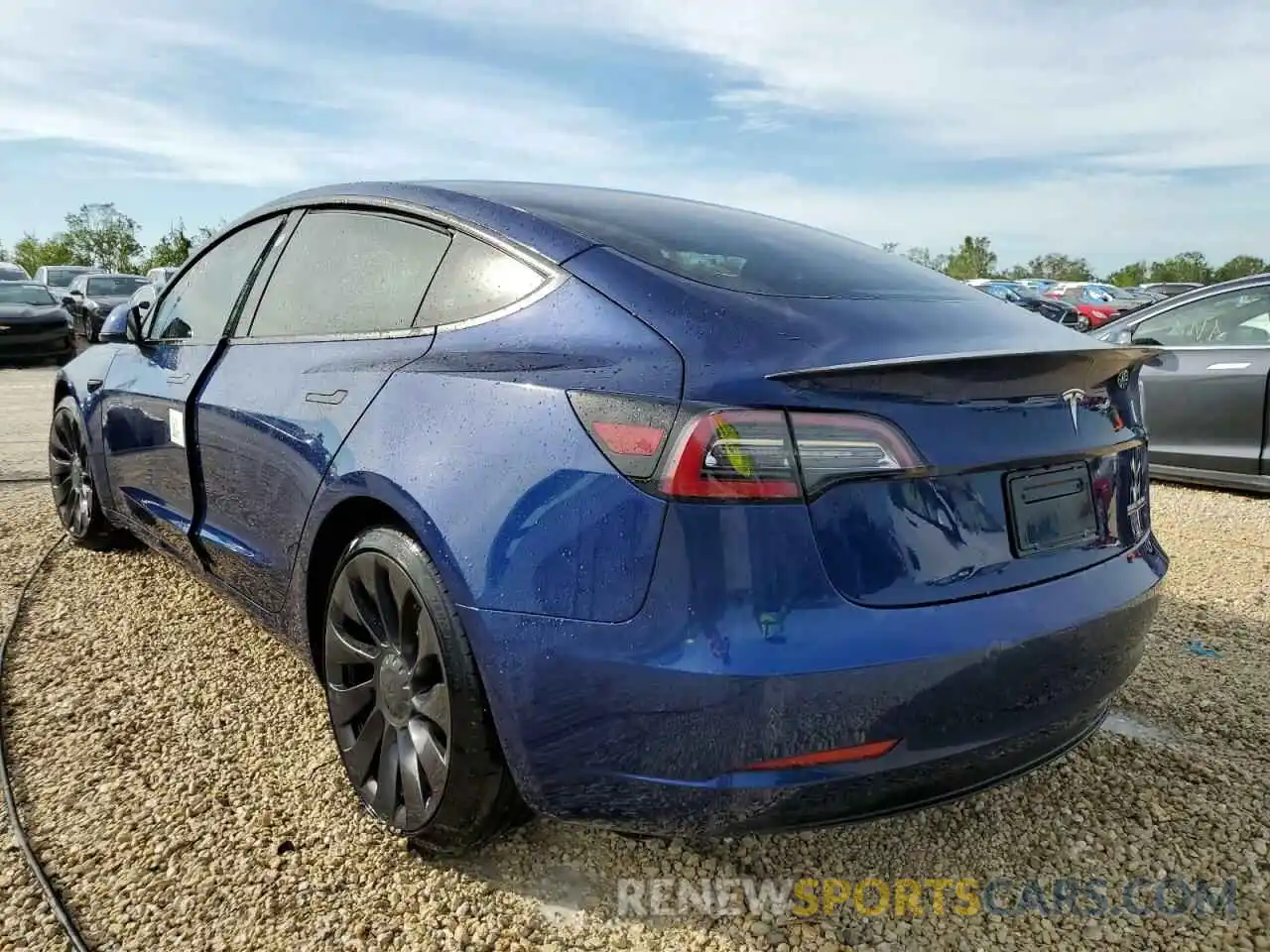 3 Photograph of a damaged car 5YJ3E1EC9NF128236 TESLA MODEL 3 2022