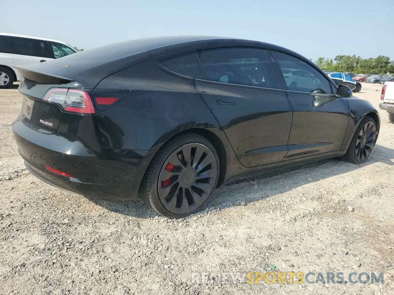 3 Photograph of a damaged car 5YJ3E1EC9NF170583 TESLA MODEL 3 2022