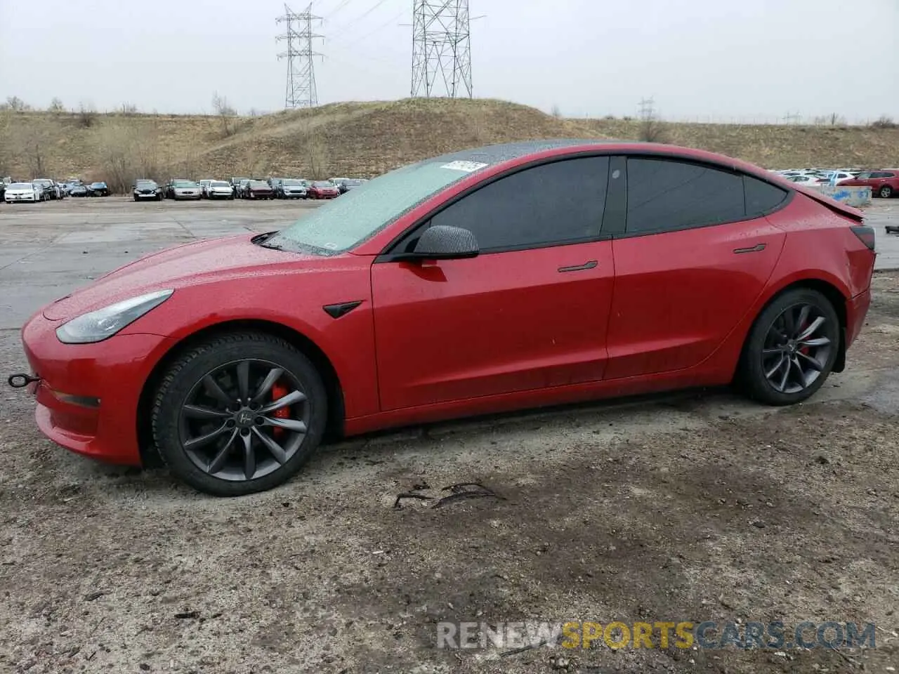 1 Photograph of a damaged car 5YJ3E1EC9NF236839 TESLA MODEL 3 2022