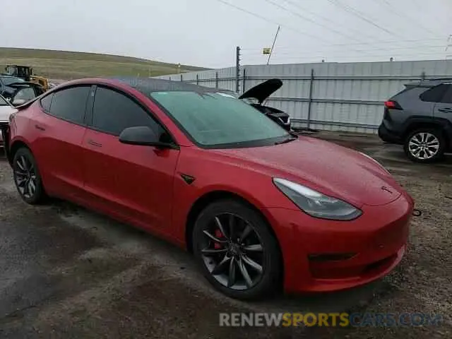 10 Photograph of a damaged car 5YJ3E1EC9NF236839 TESLA MODEL 3 2022