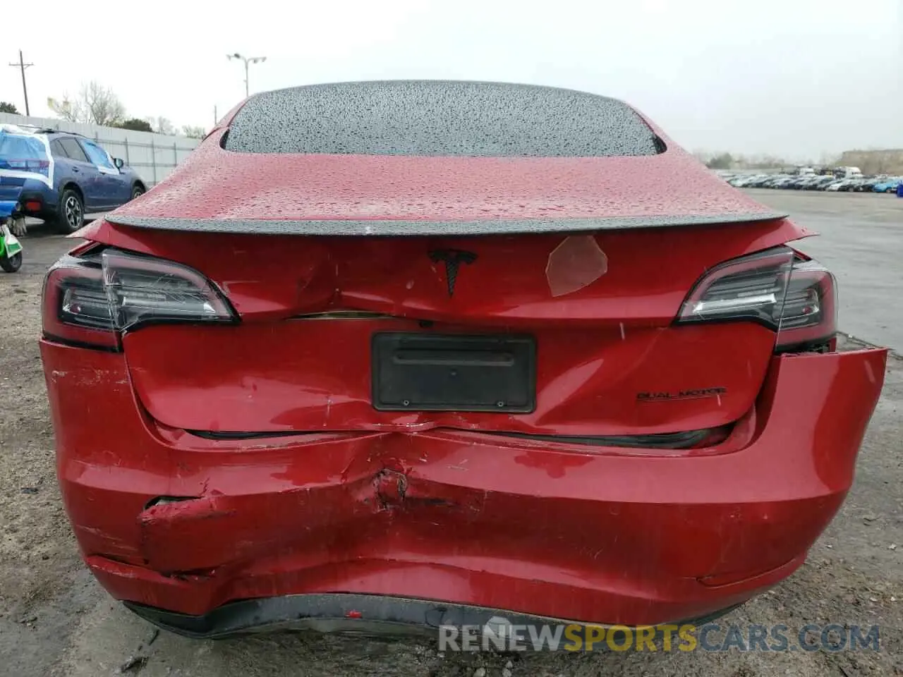 6 Photograph of a damaged car 5YJ3E1EC9NF236839 TESLA MODEL 3 2022