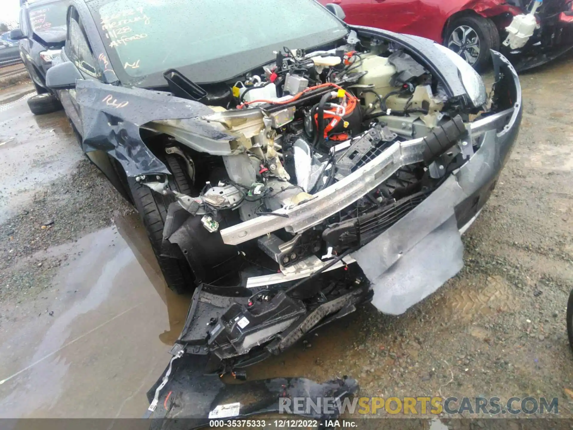 6 Photograph of a damaged car 5YJ3E1EC9NF240244 TESLA MODEL 3 2022