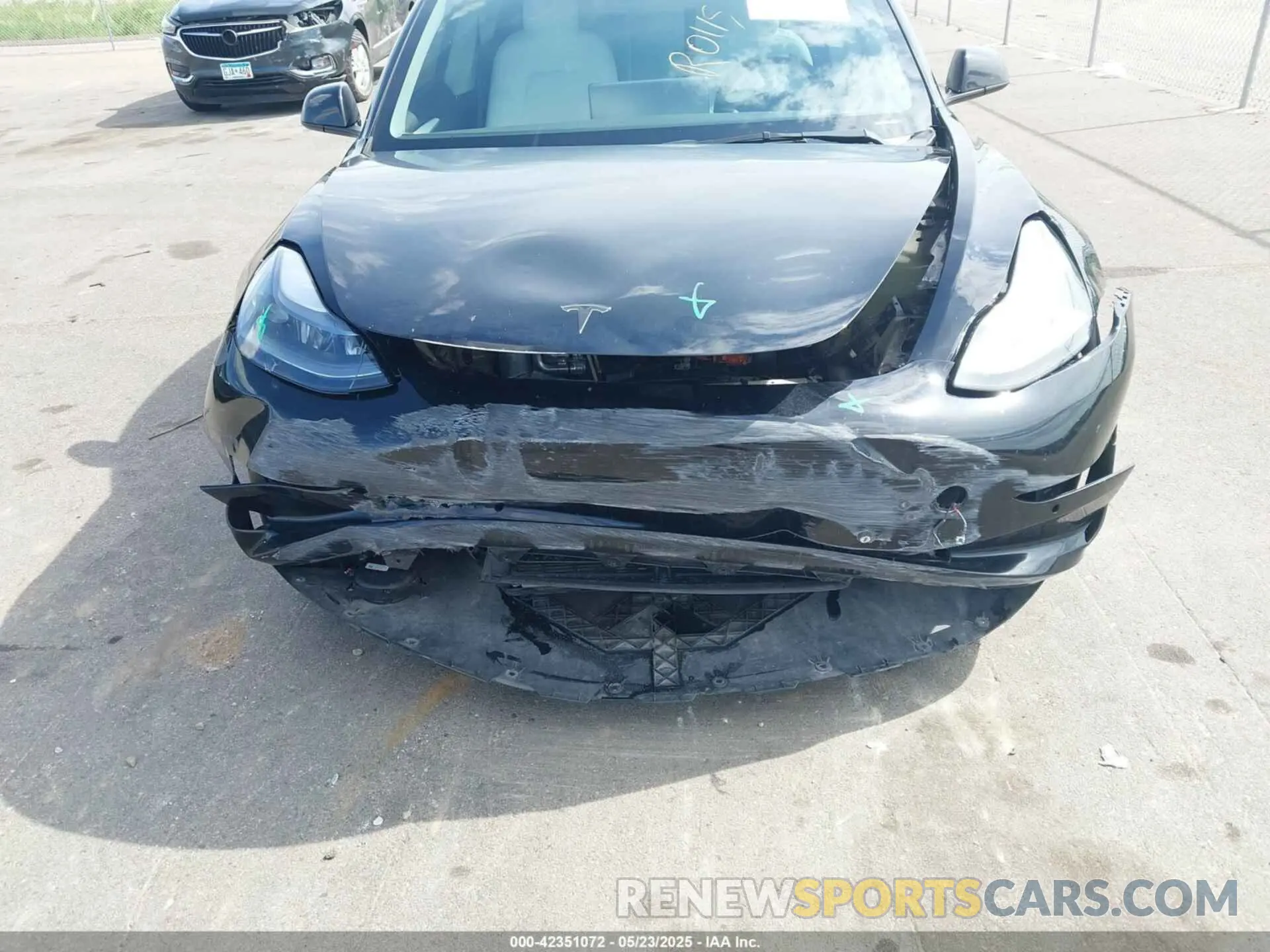 6 Photograph of a damaged car 5YJ3E1EC9NF240616 TESLA MODEL 3 2022