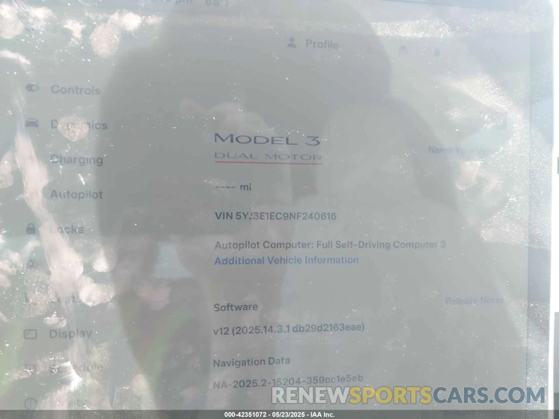 7 Photograph of a damaged car 5YJ3E1EC9NF240616 TESLA MODEL 3 2022