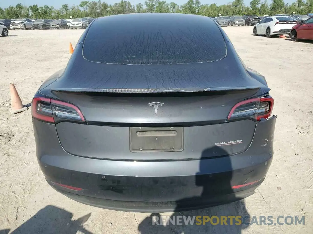 6 Photograph of a damaged car 5YJ3E1EC9NF247839 TESLA MODEL 3 2022