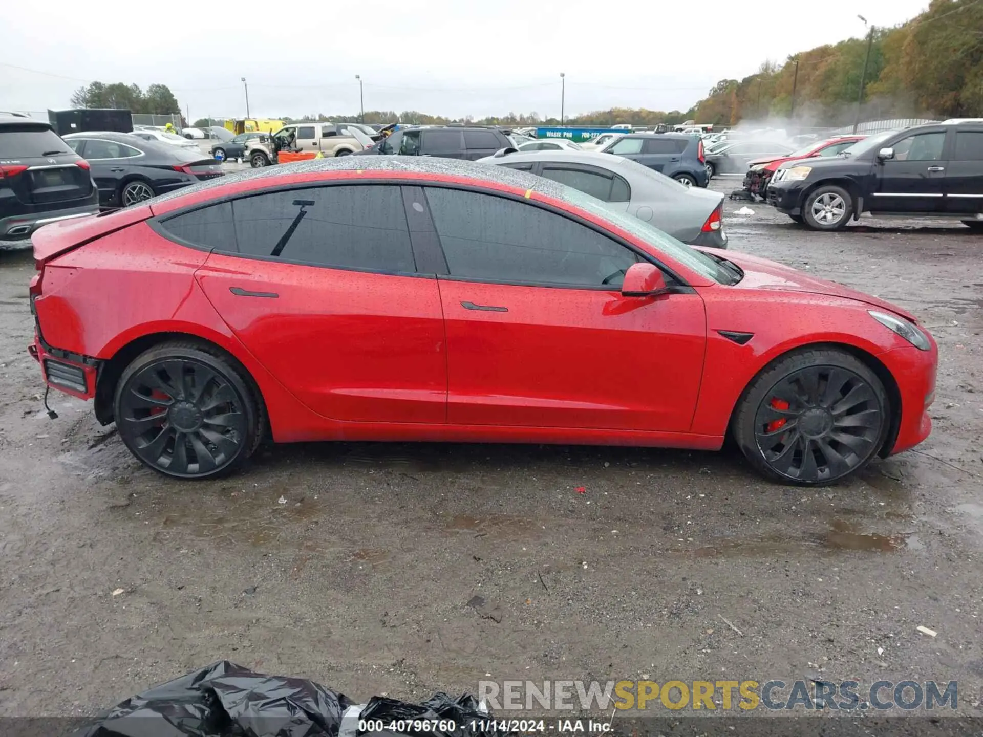 13 Photograph of a damaged car 5YJ3E1EC9NF316979 TESLA MODEL 3 2022