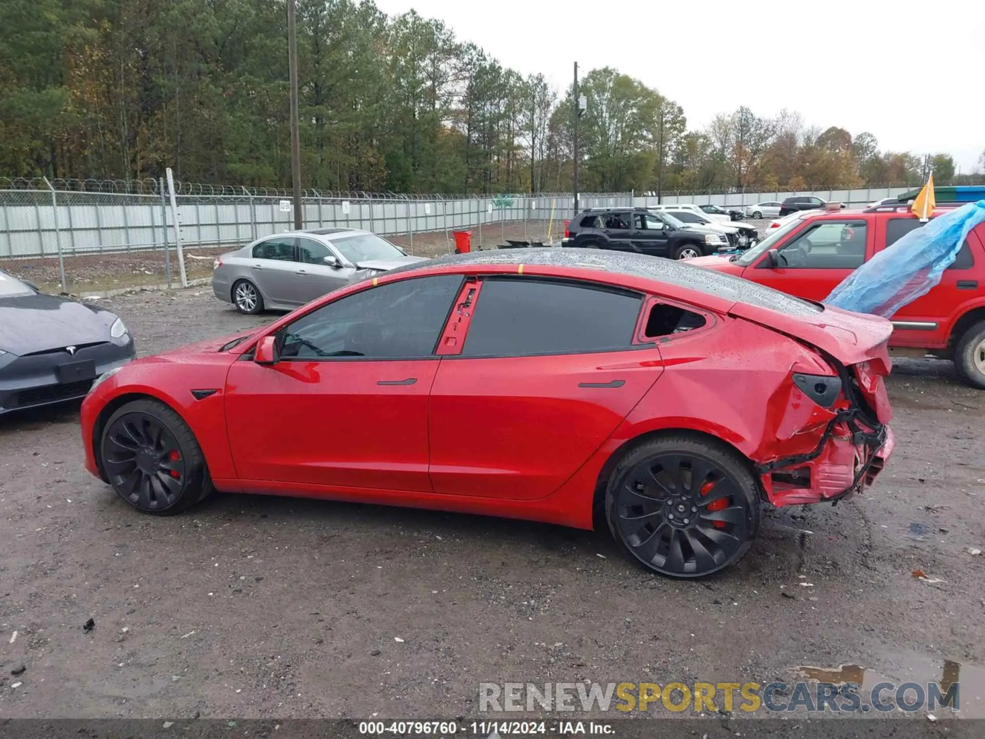 14 Photograph of a damaged car 5YJ3E1EC9NF316979 TESLA MODEL 3 2022