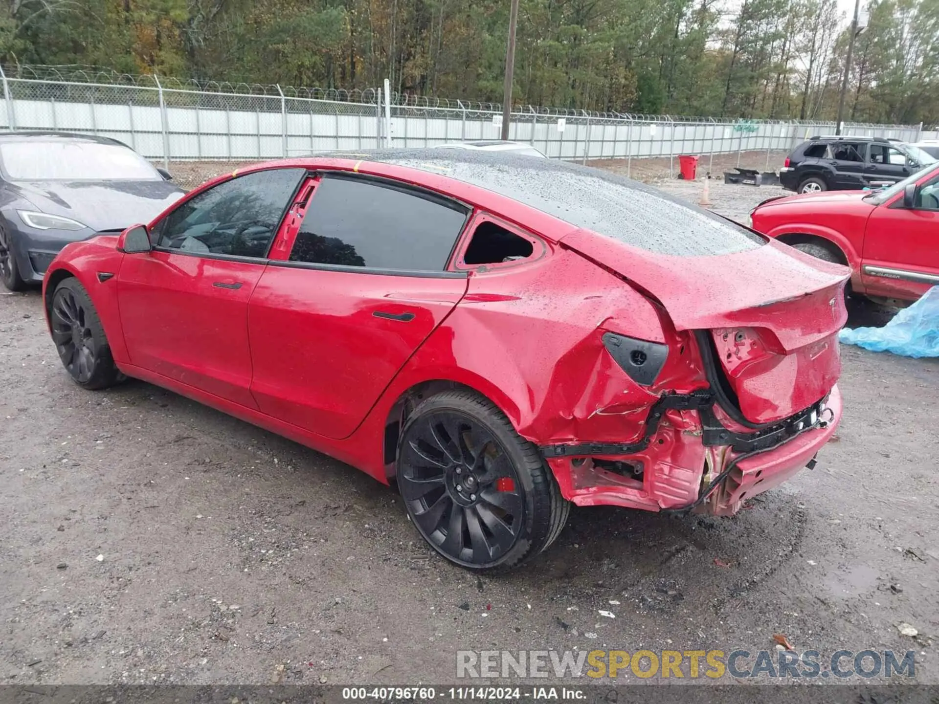 3 Photograph of a damaged car 5YJ3E1EC9NF316979 TESLA MODEL 3 2022