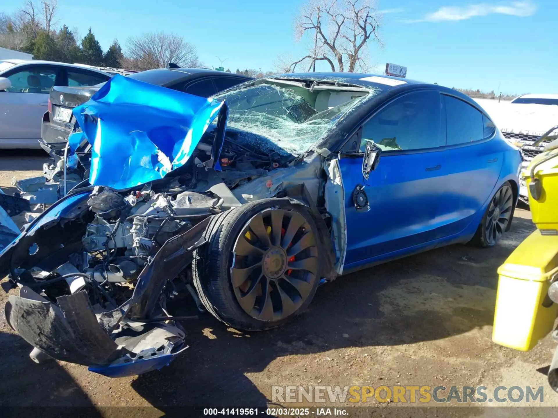 13 Photograph of a damaged car 5YJ3E1EC9NF337945 TESLA MODEL 3 2022
