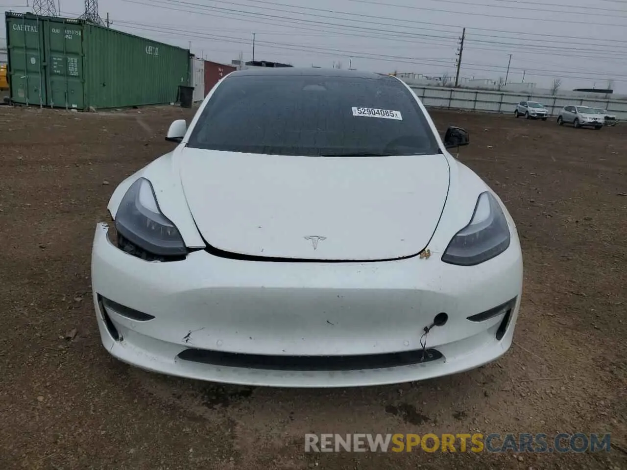 5 Photograph of a damaged car 5YJ3E1EC9NF346791 TESLA MODEL 3 2022