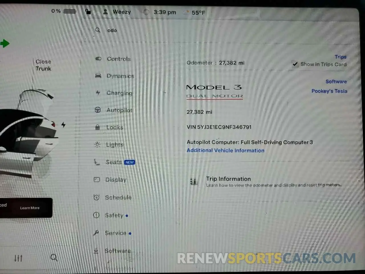 9 Photograph of a damaged car 5YJ3E1EC9NF346791 TESLA MODEL 3 2022