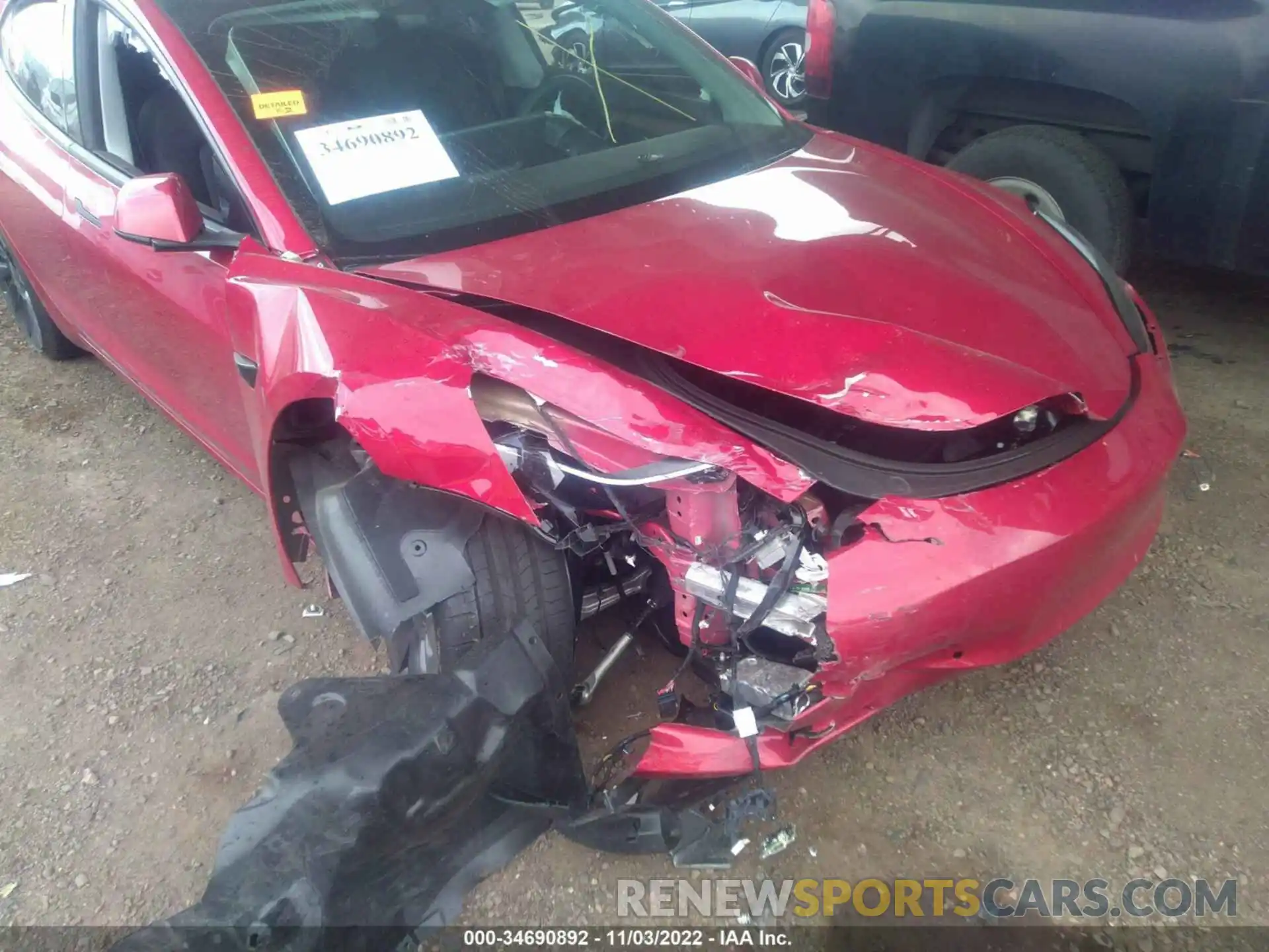 6 Photograph of a damaged car 5YJ3E1EC9NF353742 TESLA MODEL 3 2022