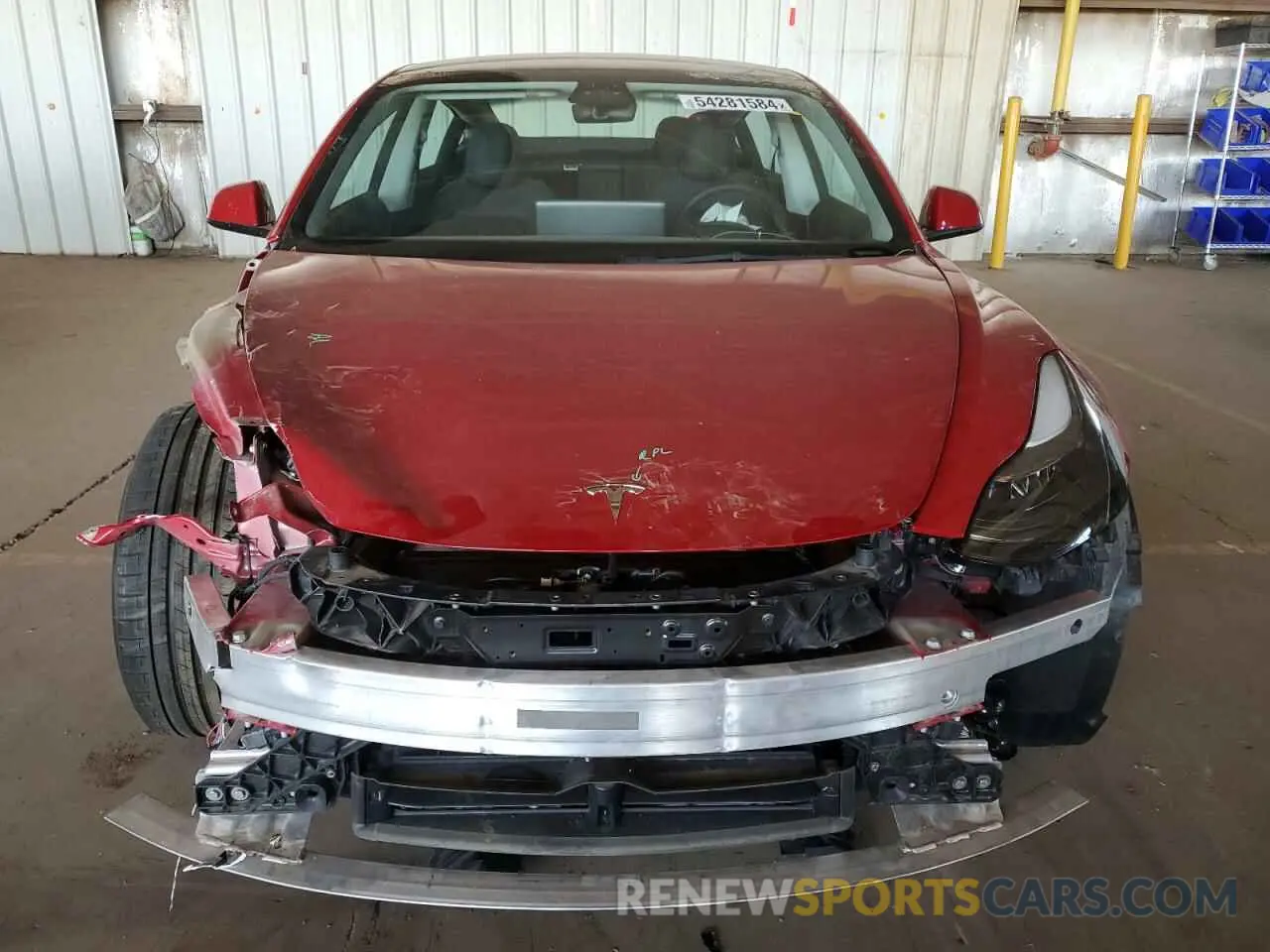 5 Photograph of a damaged car 5YJ3E1EC9NF354874 TESLA MODEL 3 2022