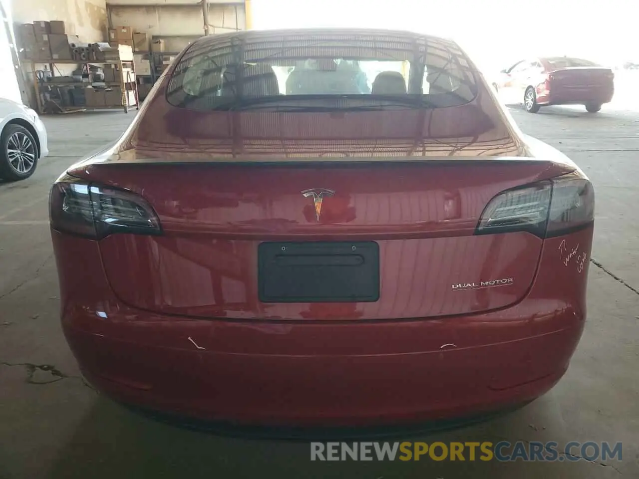 6 Photograph of a damaged car 5YJ3E1EC9NF354874 TESLA MODEL 3 2022