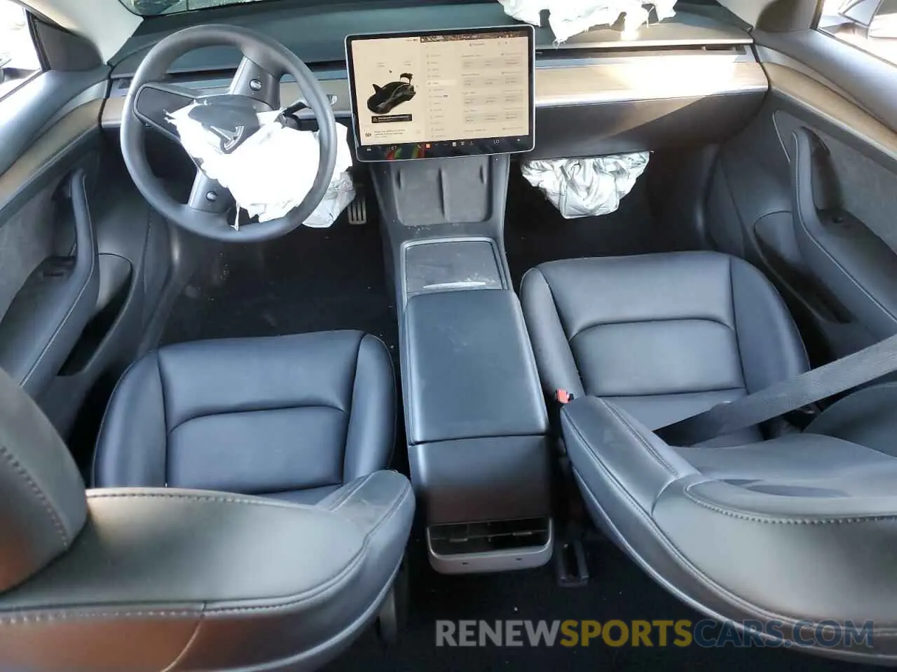 8 Photograph of a damaged car 5YJ3E1ECXNF103264 TESLA MODEL 3 2022
