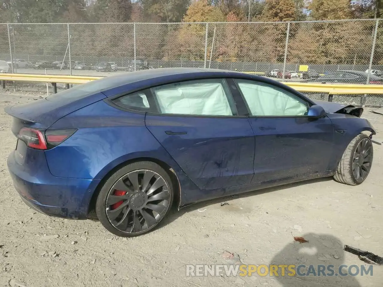 3 Photograph of a damaged car 5YJ3E1ECXNF108237 TESLA MODEL 3 2022