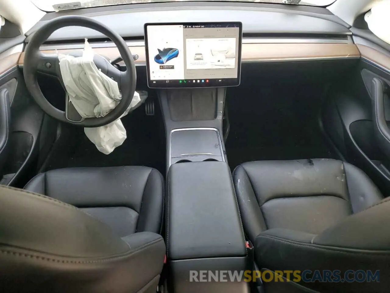 8 Photograph of a damaged car 5YJ3E1ECXNF108237 TESLA MODEL 3 2022