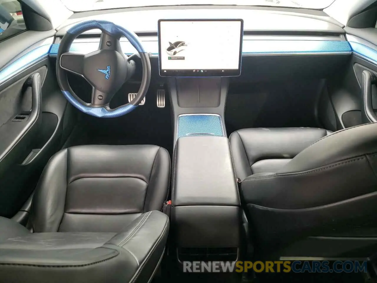 8 Photograph of a damaged car 5YJ3E1ECXNF125846 TESLA MODEL 3 2022