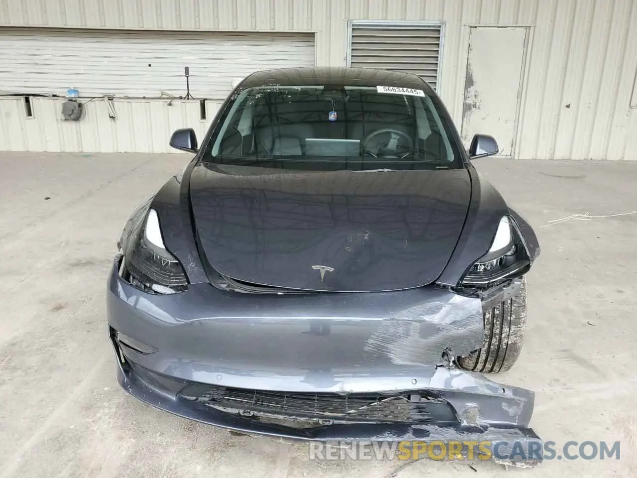 5 Photograph of a damaged car 5YJ3E1ECXNF166414 TESLA MODEL 3 2022