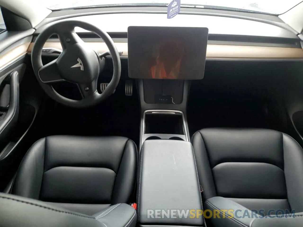 8 Photograph of a damaged car 5YJ3E1ECXNF166414 TESLA MODEL 3 2022