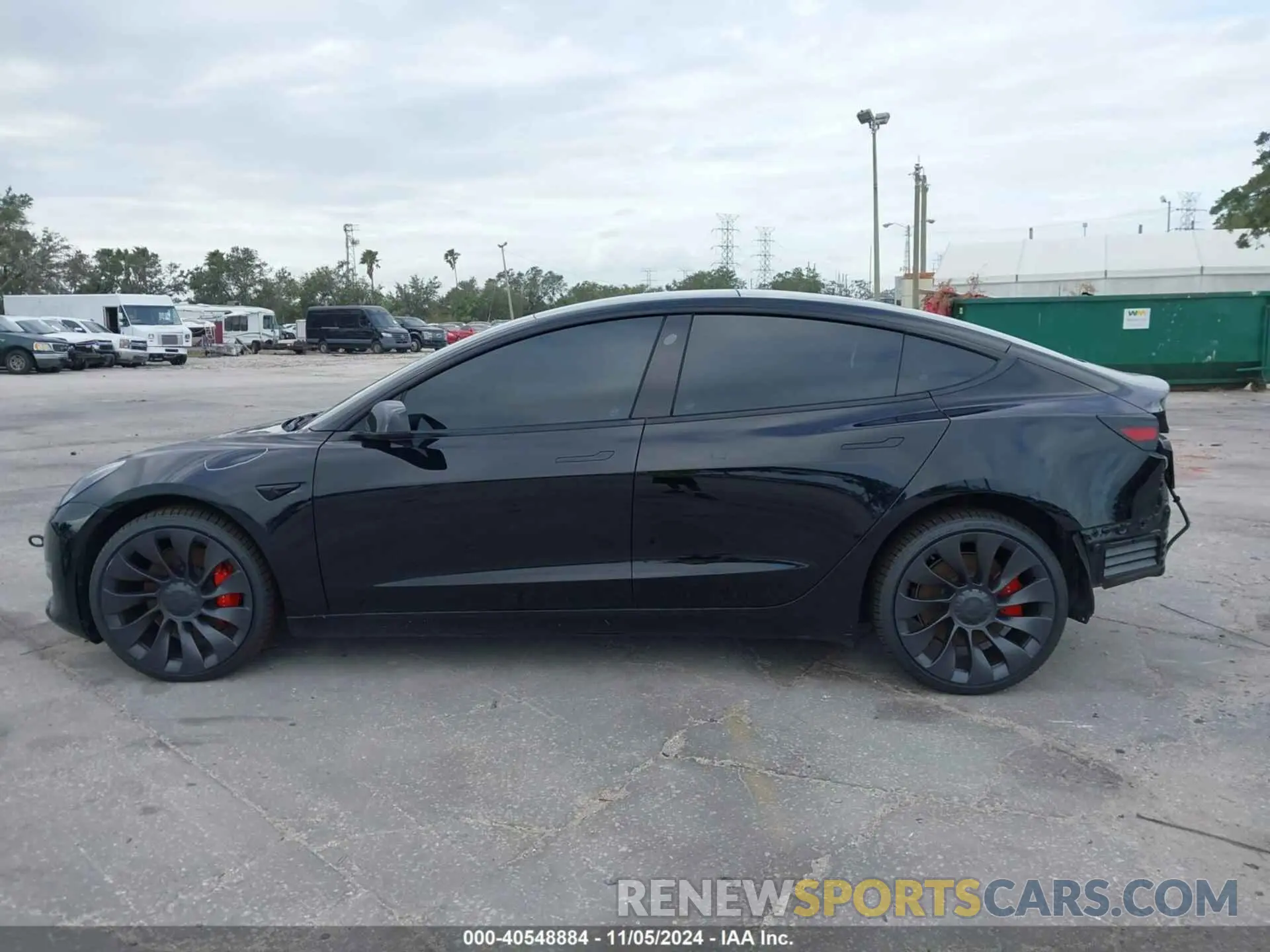14 Photograph of a damaged car 5YJ3E1ECXNF168633 TESLA MODEL 3 2022
