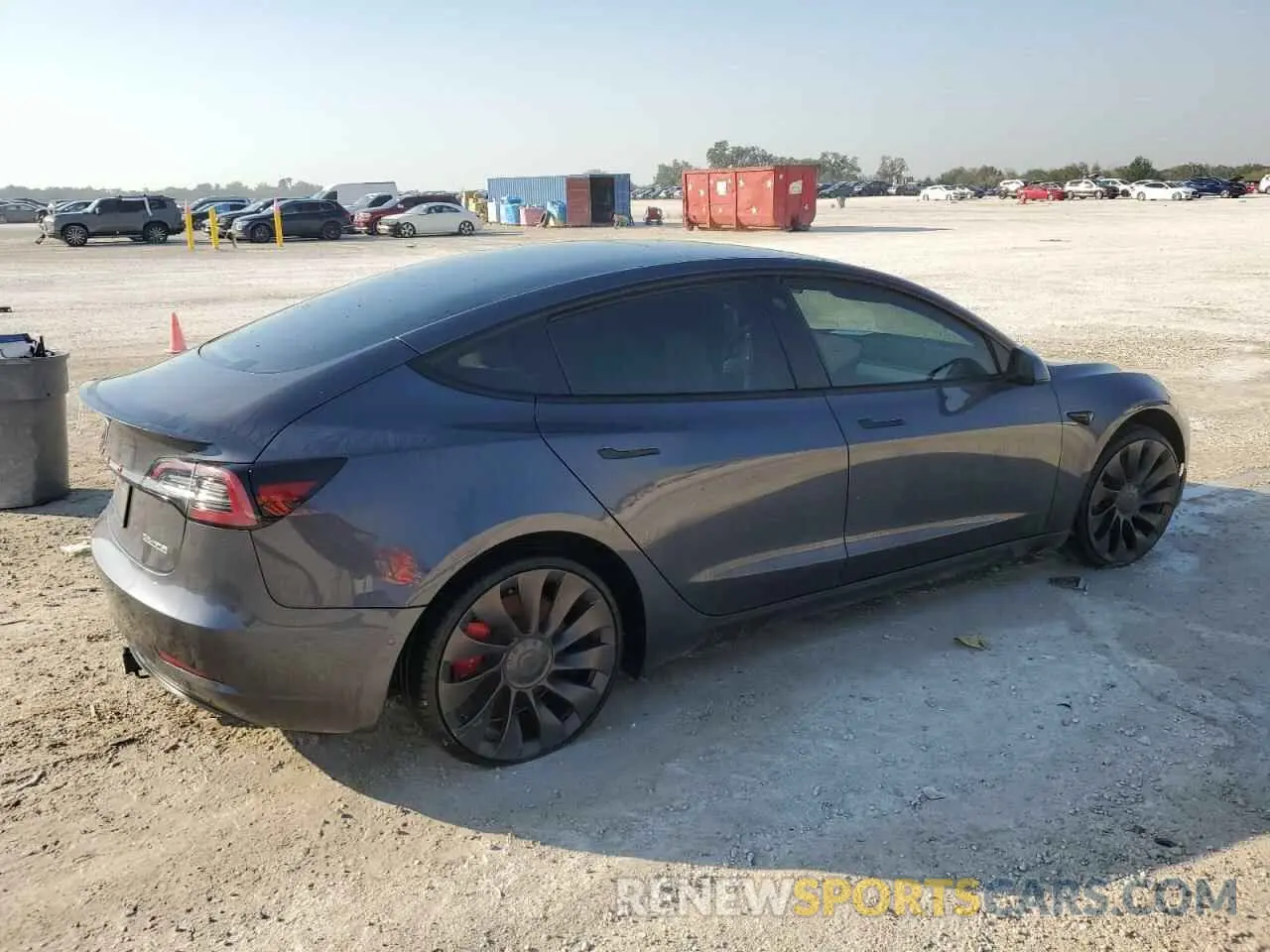 3 Photograph of a damaged car 5YJ3E1ECXNF194911 TESLA MODEL 3 2022