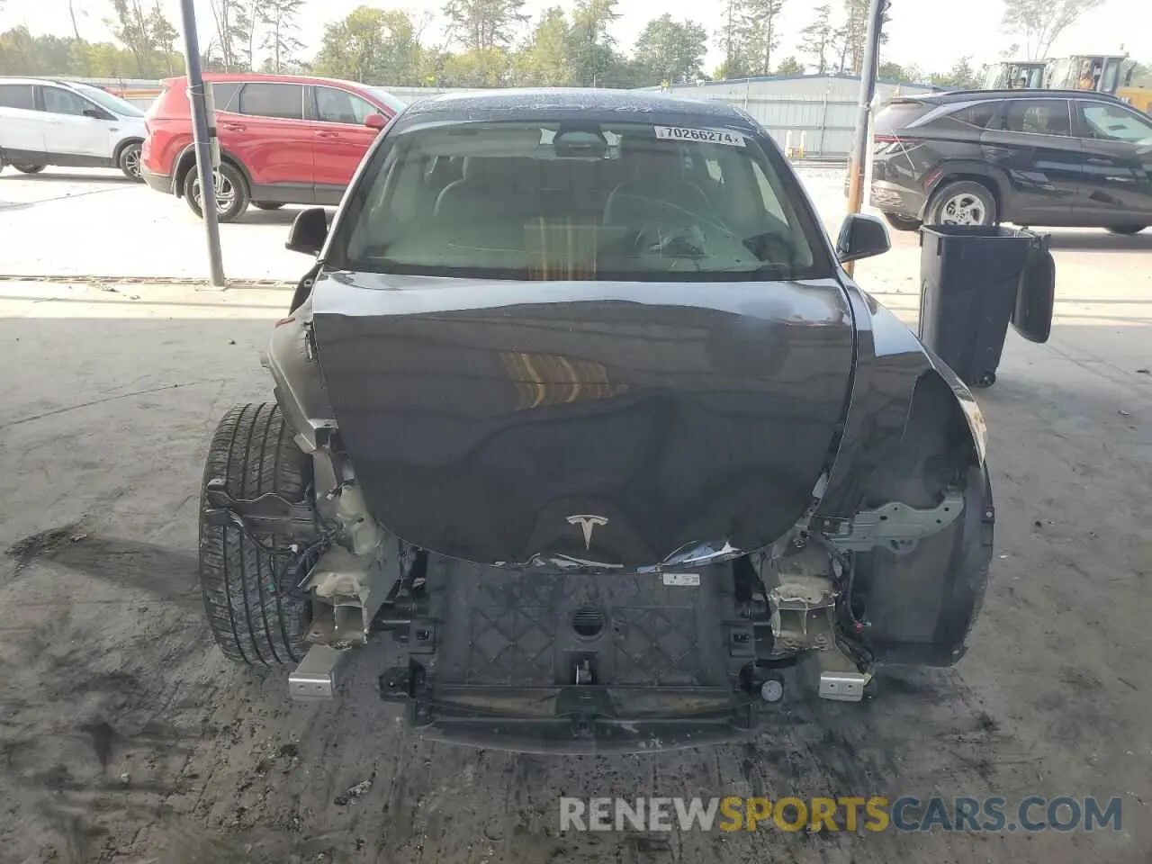5 Photograph of a damaged car 5YJ3E1ECXNF201212 TESLA MODEL 3 2022