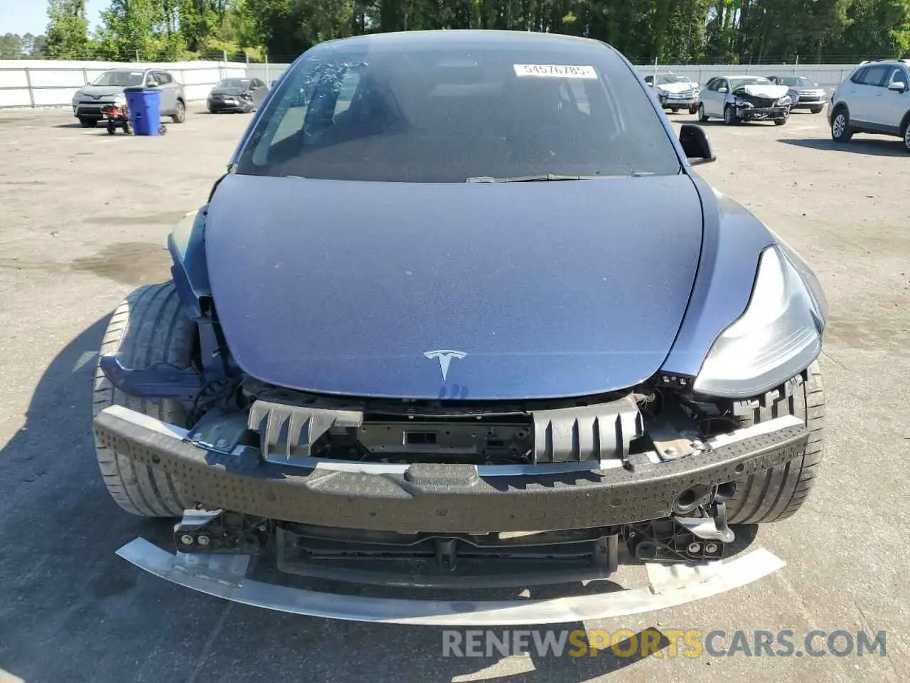 5 Photograph of a damaged car 5YJ3E1ECXNF261118 TESLA MODEL 3 2022