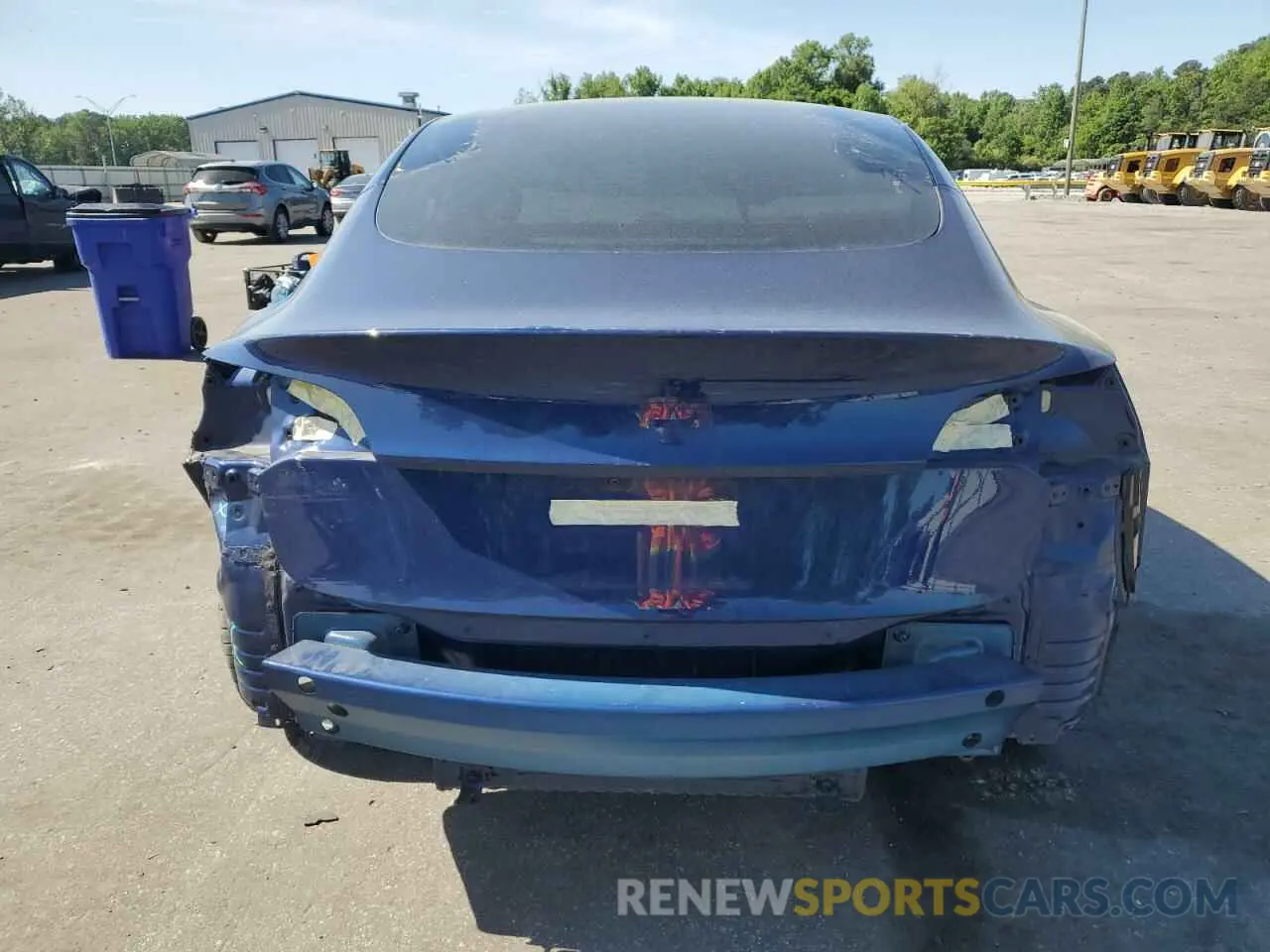 6 Photograph of a damaged car 5YJ3E1ECXNF261118 TESLA MODEL 3 2022