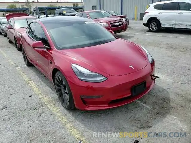14 Photograph of a damaged car 5YJ3E1ECXNF295947 TESLA MODEL 3 2022