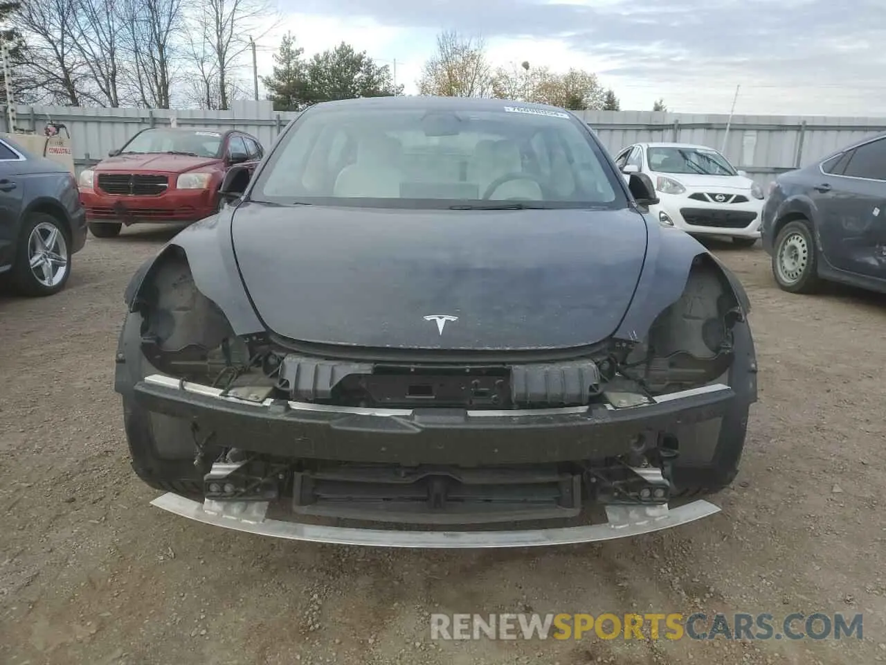 5 Photograph of a damaged car 5YJ3E1ECXNF308535 TESLA MODEL 3 2022
