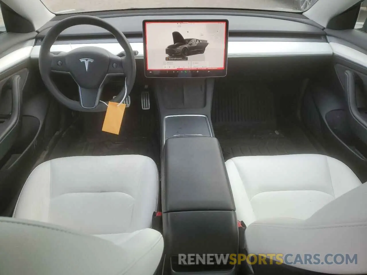 8 Photograph of a damaged car 5YJ3E1ECXNF308535 TESLA MODEL 3 2022