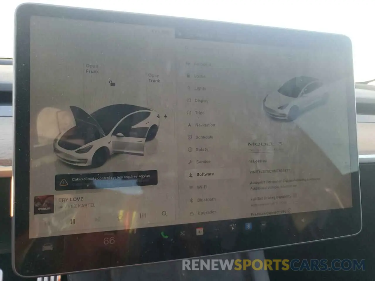 9 Photograph of a damaged car 5YJ3E1ECXNF354477 TESLA MODEL 3 2022