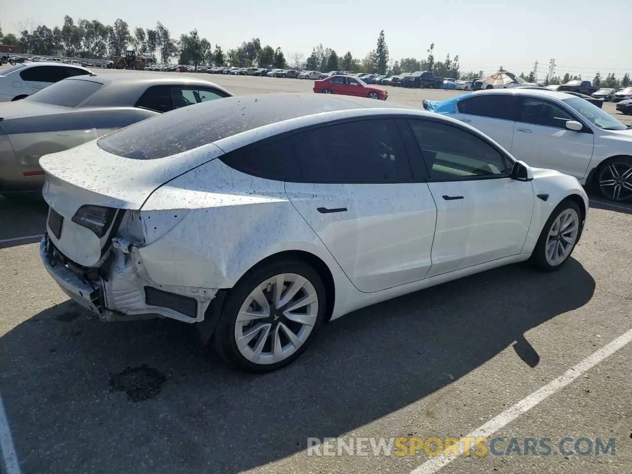 3 Photograph of a damaged car 5YJ3E1EA0PF383018 TESLA MODEL 3 2023