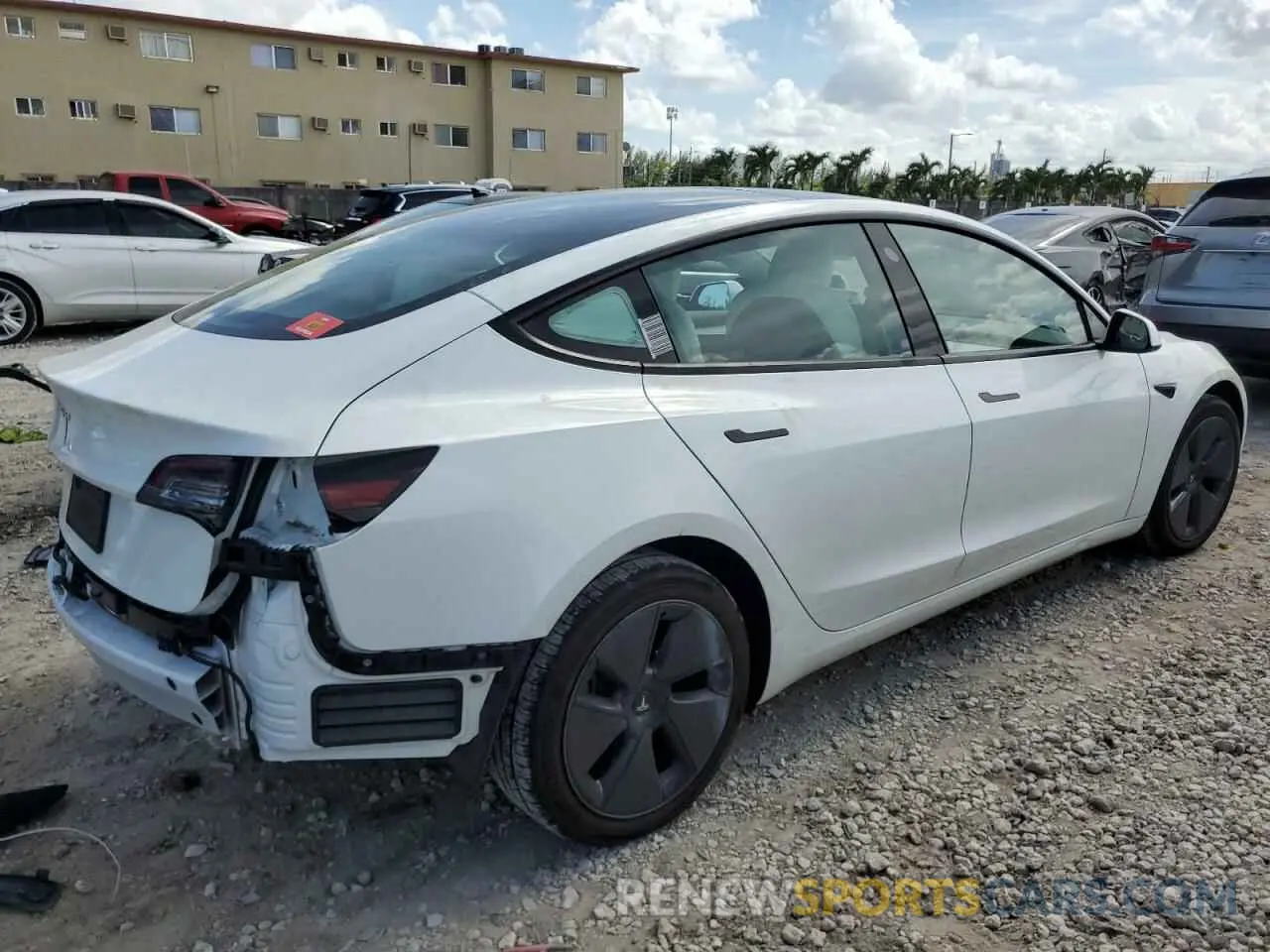 3 Photograph of a damaged car 5YJ3E1EA0PF384251 TESLA MODEL 3 2023