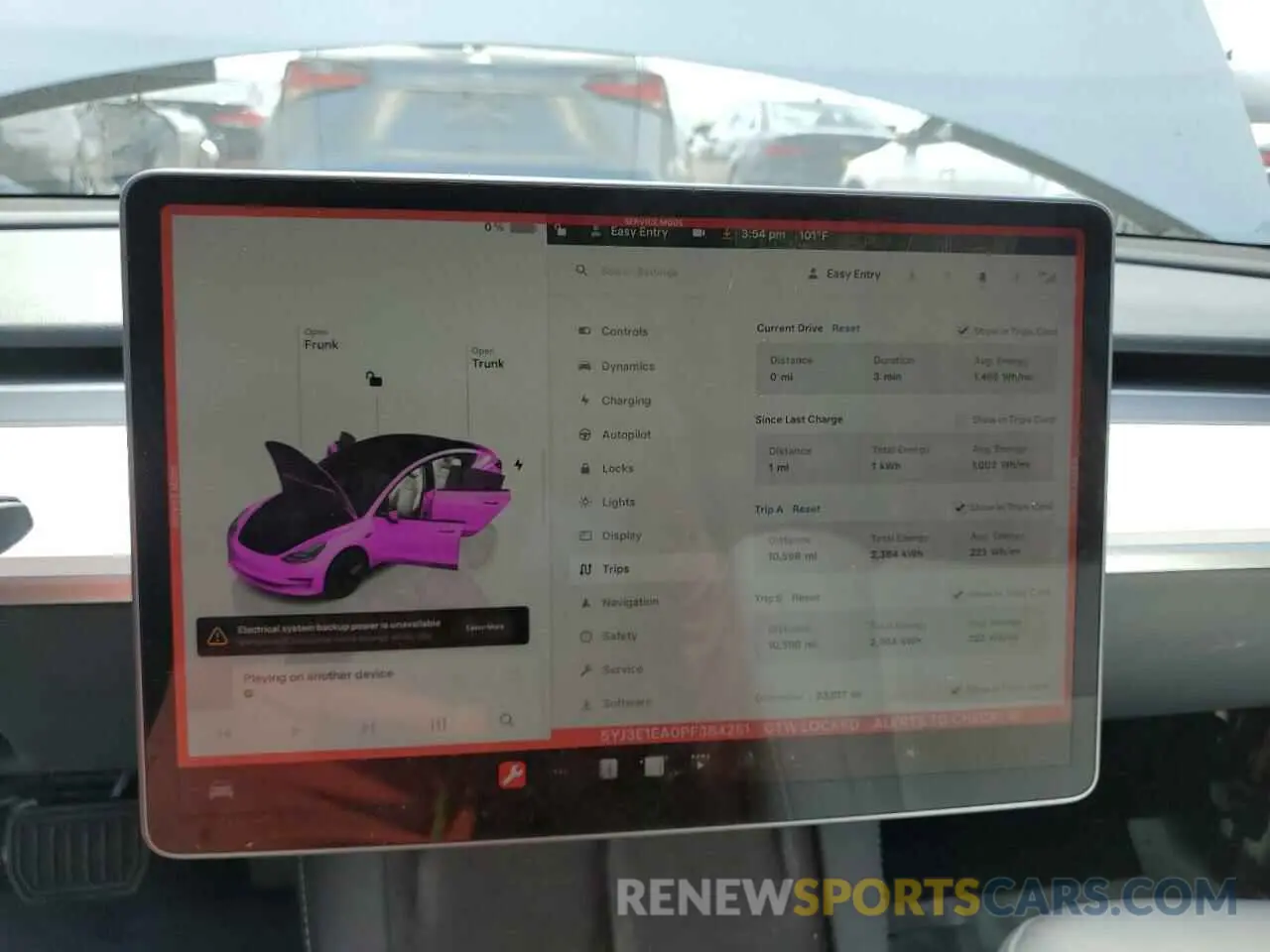 9 Photograph of a damaged car 5YJ3E1EA0PF384251 TESLA MODEL 3 2023