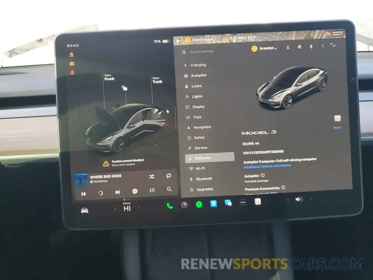 9 Photograph of a damaged car 5YJ3E1EA0PF385089 TESLA MODEL 3 2023