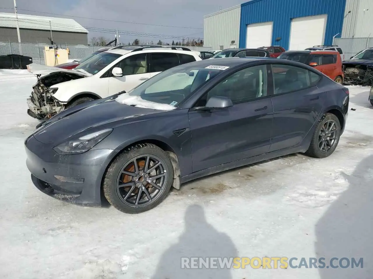 1 Photograph of a damaged car 5YJ3E1EA0PF405034 TESLA MODEL 3 2023