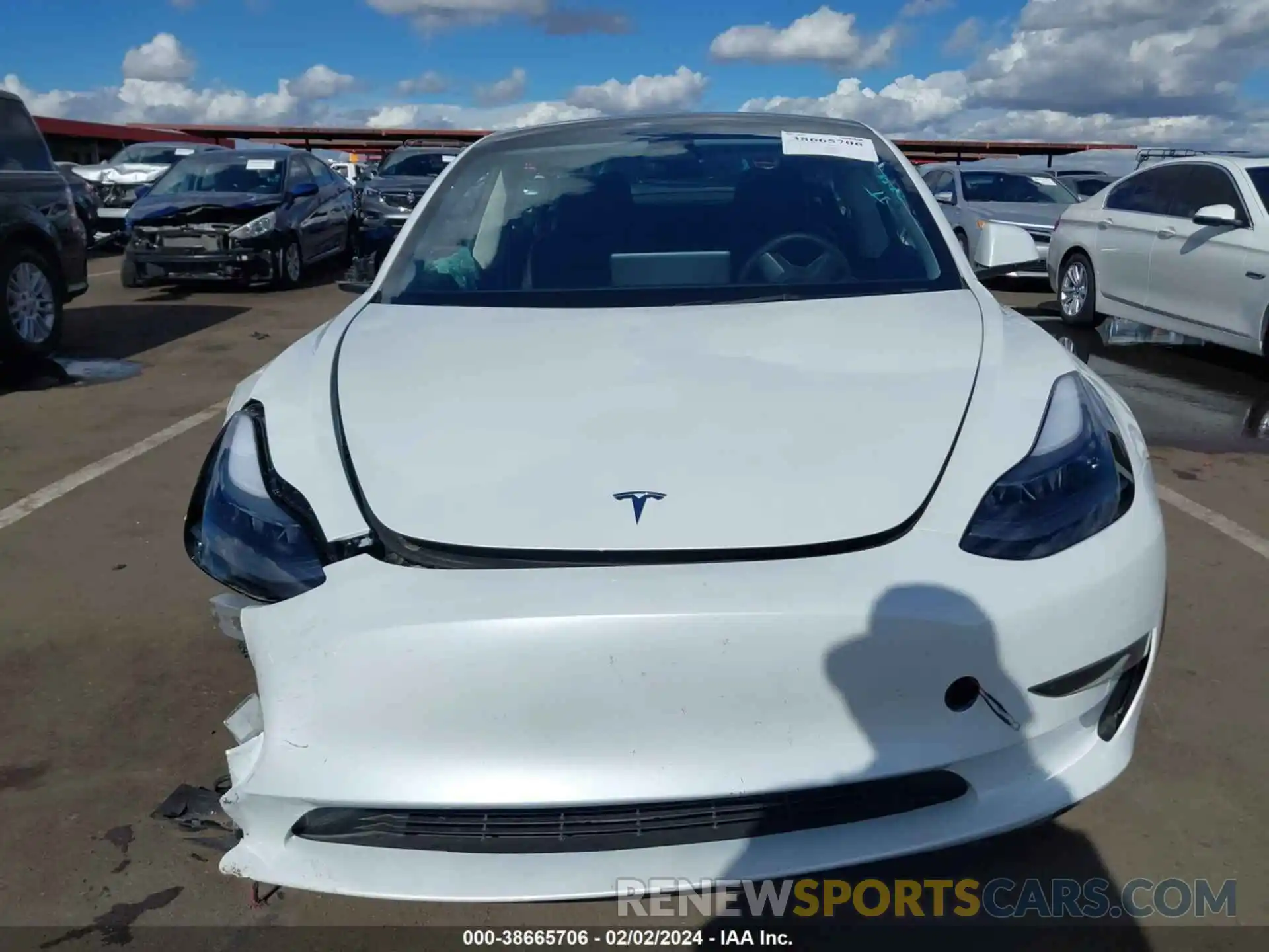 12 Photograph of a damaged car 5YJ3E1EA0PF405566 TESLA MODEL 3 2023