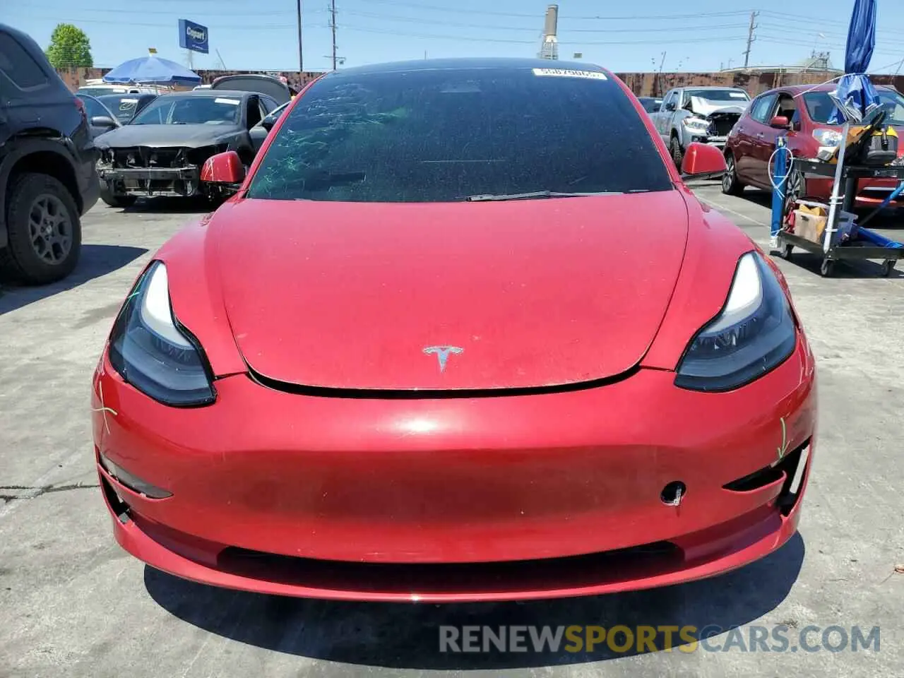 5 Photograph of a damaged car 5YJ3E1EA0PF412405 TESLA MODEL 3 2023