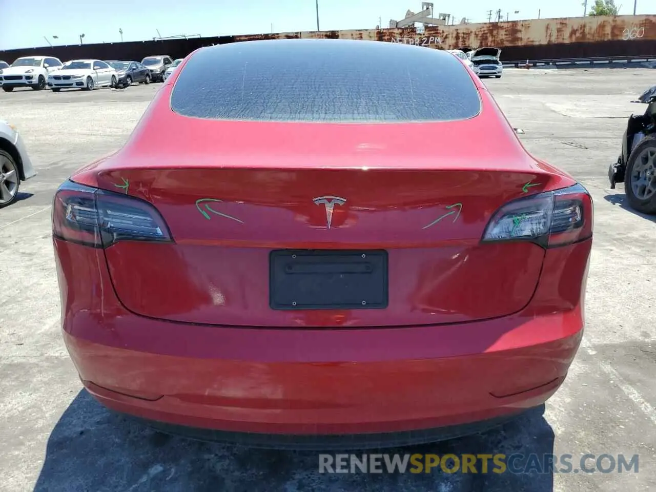 6 Photograph of a damaged car 5YJ3E1EA0PF412405 TESLA MODEL 3 2023