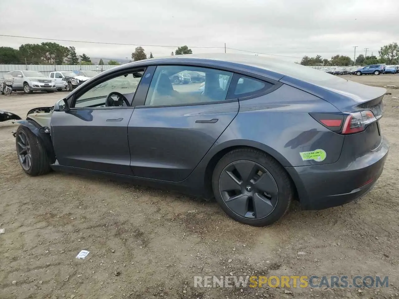 2 Photograph of a damaged car 5YJ3E1EA0PF418396 TESLA MODEL 3 2023