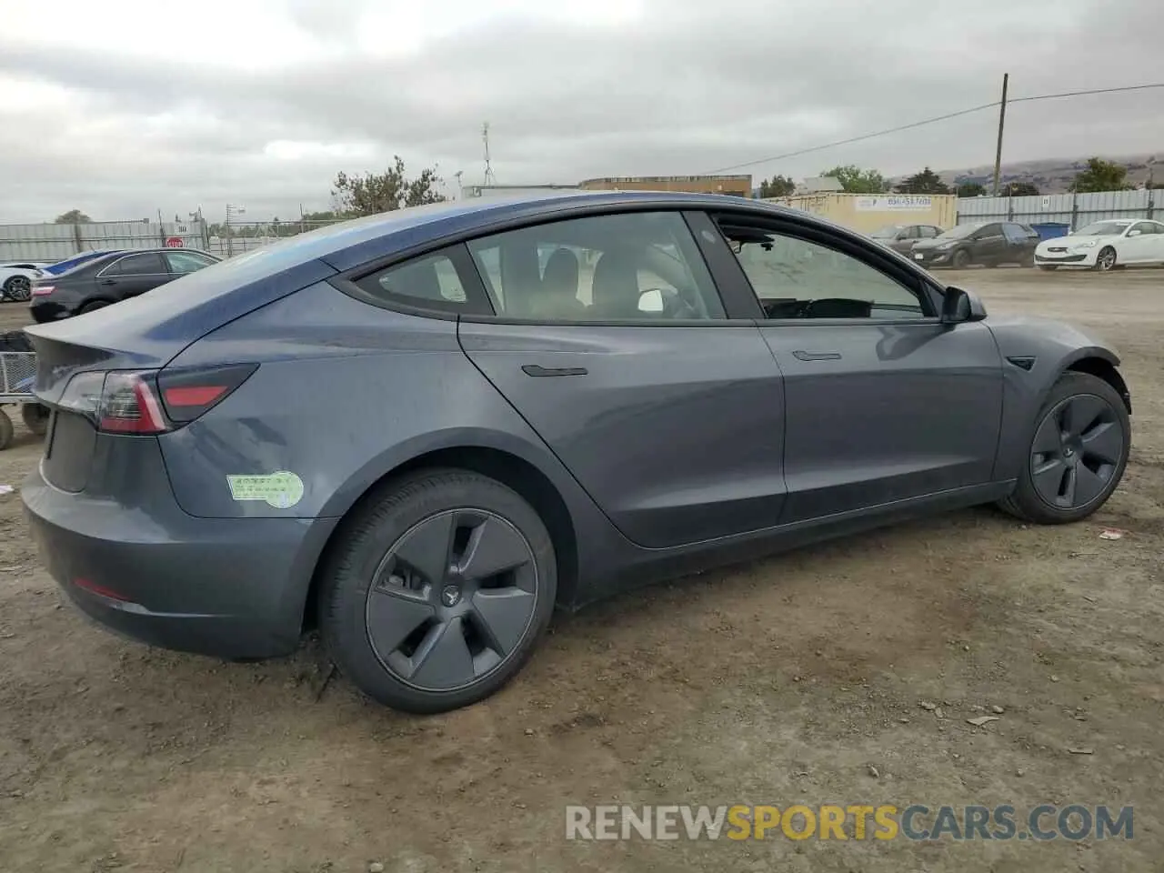 3 Photograph of a damaged car 5YJ3E1EA0PF418396 TESLA MODEL 3 2023