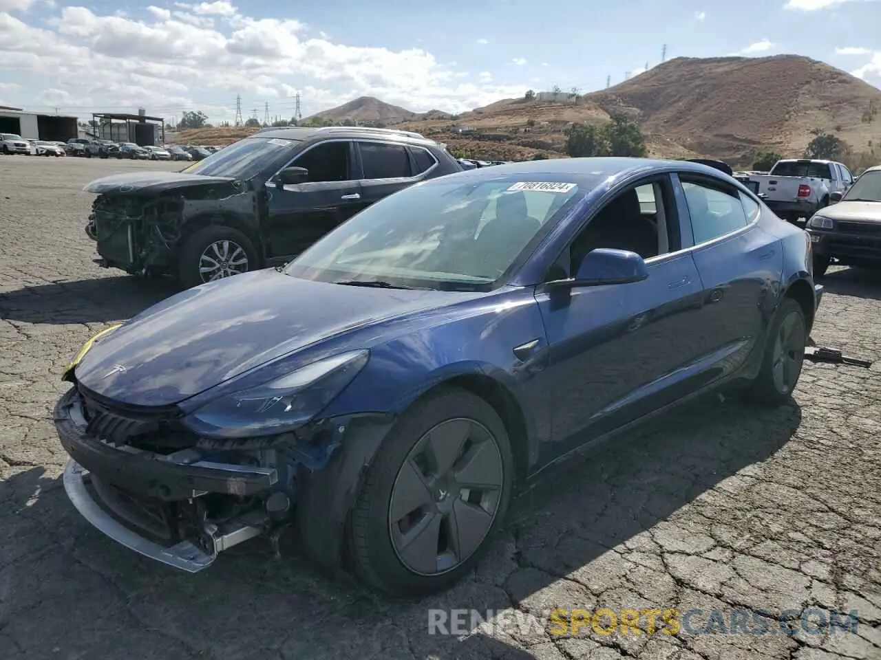 1 Photograph of a damaged car 5YJ3E1EA0PF418933 TESLA MODEL 3 2023