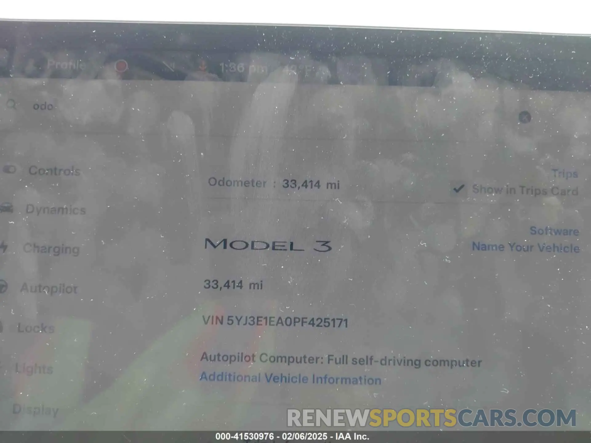14 Photograph of a damaged car 5YJ3E1EA0PF425171 TESLA MODEL 3 2023