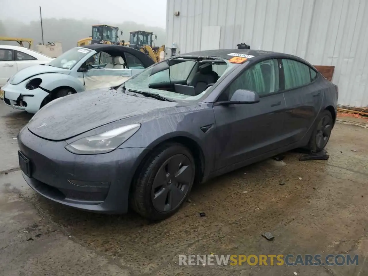 1 Photograph of a damaged car 5YJ3E1EA0PF436087 TESLA MODEL 3 2023