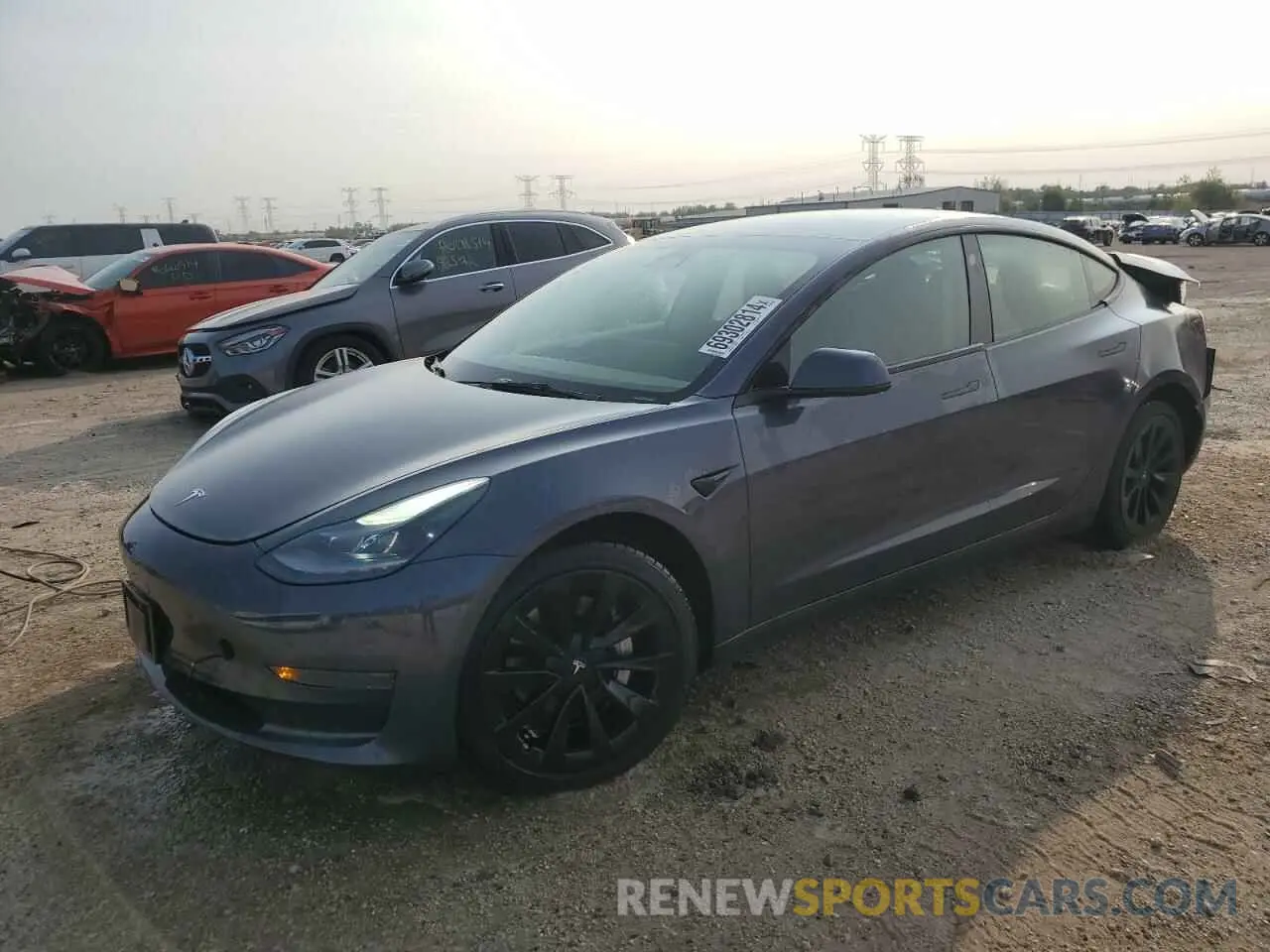 1 Photograph of a damaged car 5YJ3E1EA0PF437014 TESLA MODEL 3 2023