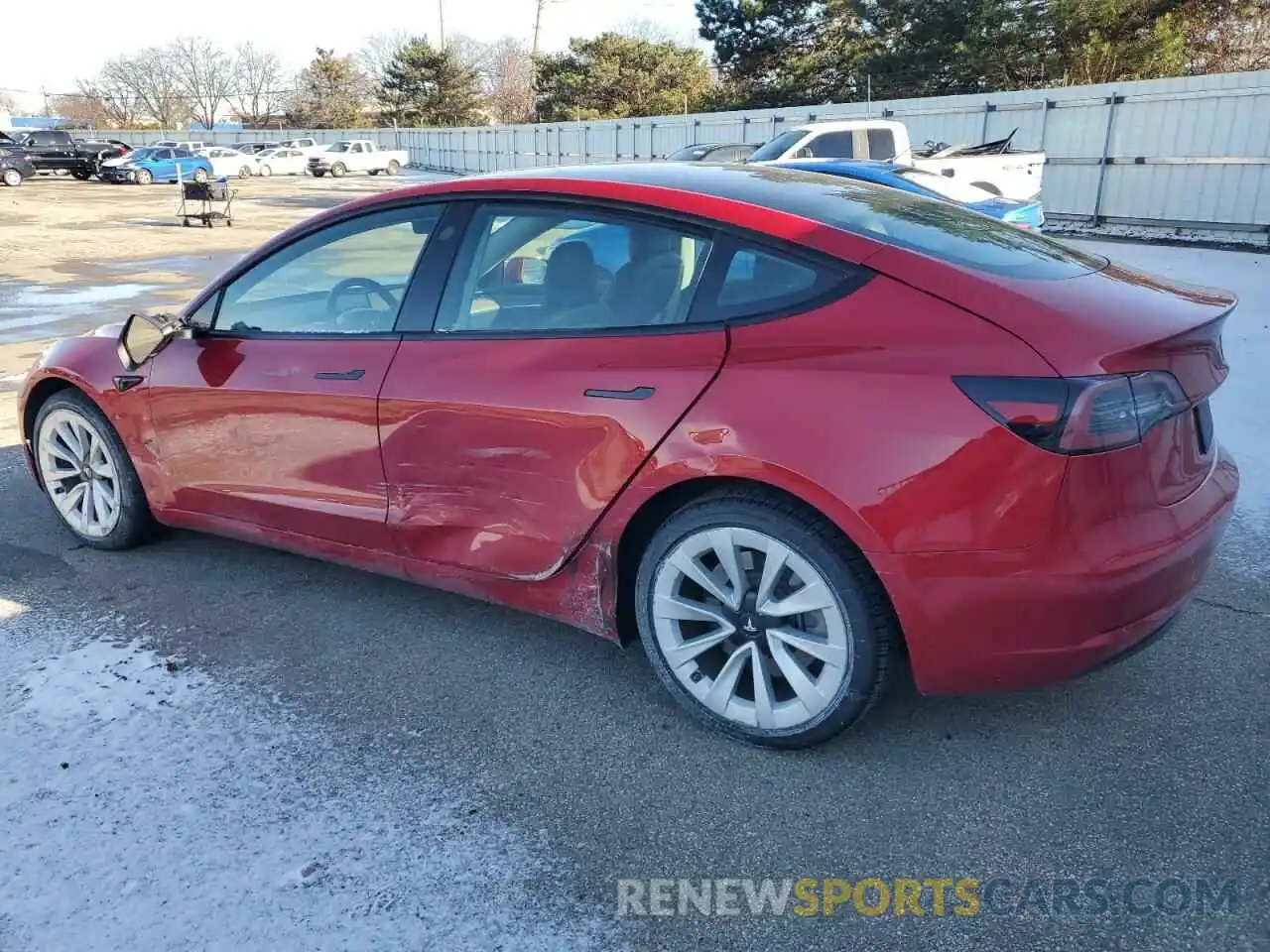 2 Photograph of a damaged car 5YJ3E1EA0PF438566 TESLA MODEL 3 2023