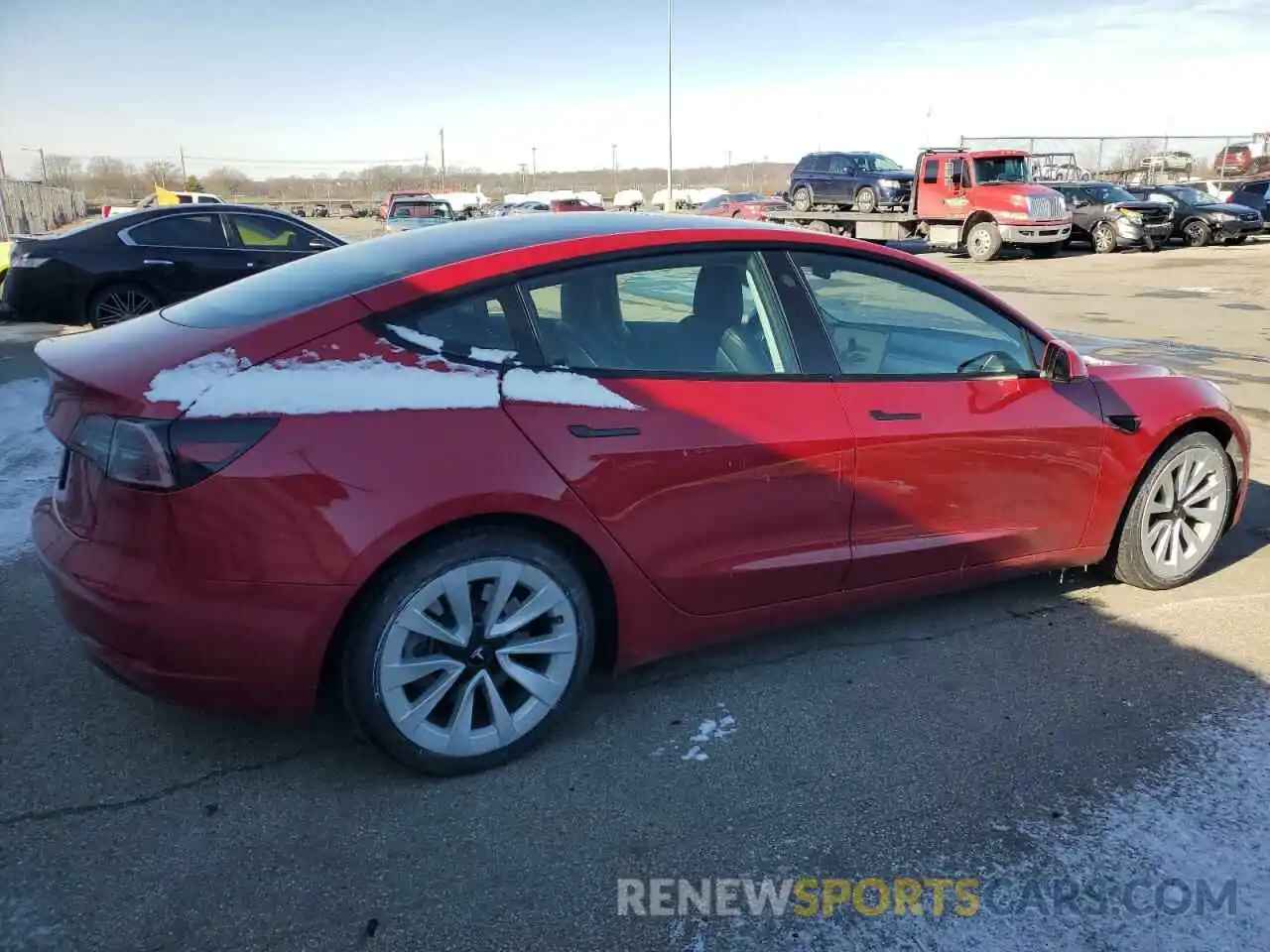 3 Photograph of a damaged car 5YJ3E1EA0PF438566 TESLA MODEL 3 2023